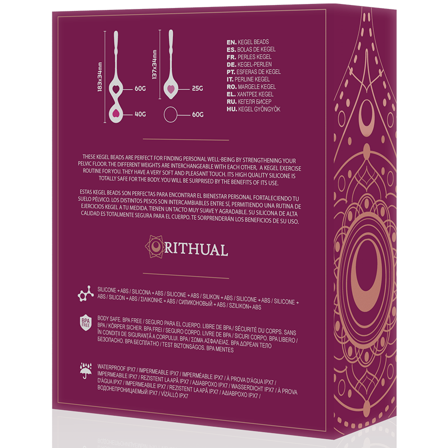 RITHUAL - E DI ALLENAMENTO PELVICO DELLORCHIDEA DEVA SET – Sfere di silicone – foto 9