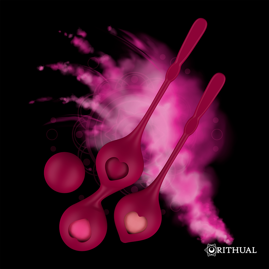 RITHUAL - E DI ALLENAMENTO PELVICO DELLORCHIDEA DEVA SET – Sfere di silicone – foto 7