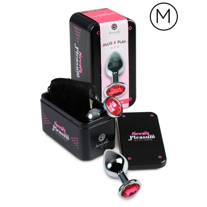 SECRETPLAY - PLUG ANALE FUCSIA 8 CM – Tappi anali – foto 2