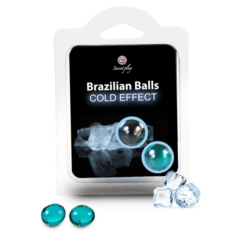 SECRETPLAY - PALLINE BRASILIANE EFFETTO FREDDO 2 UNITÀ – Effetto freddo