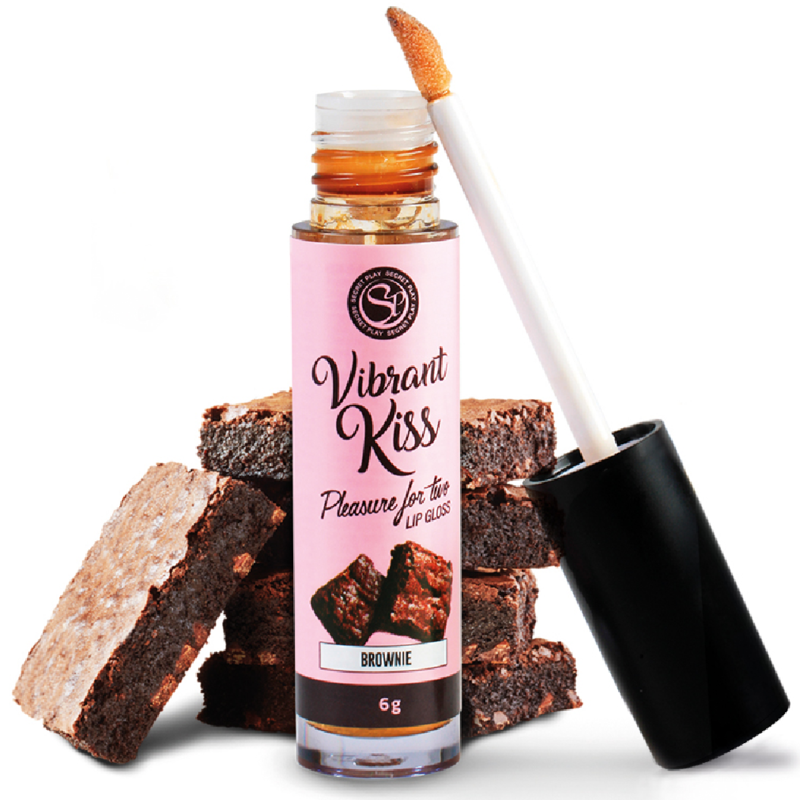 SECRETPLAY - LUCIDA LABBRA VIBRANT KISS BROWNIE – Per il sesso orale