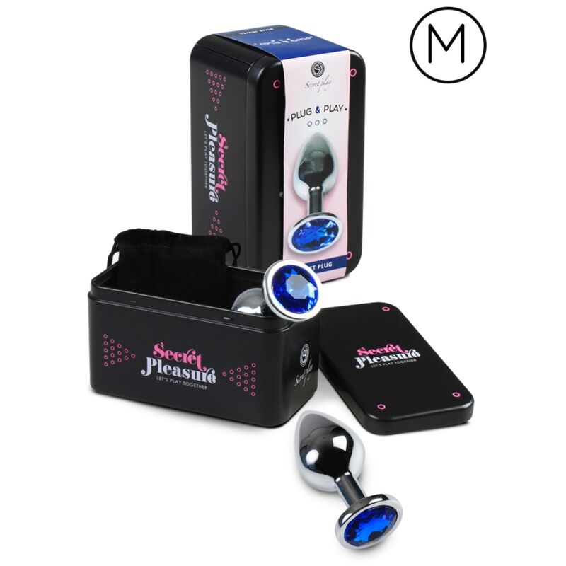 SECRETPLAY - PLUG ANALE BLU M – Tappi anali – foto 2
