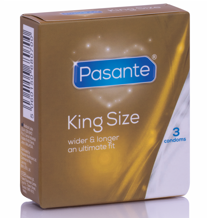 PASANTE - PRESERVATIVI KING SIZE 3 UNIT – Gamma naturale