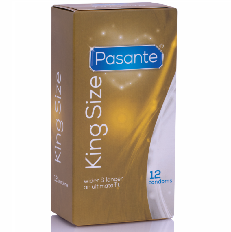 PASANTE - I PRESERVATIVI KING MS LUNGO E LARGHEZZA 12 UNIT – Gamma naturale