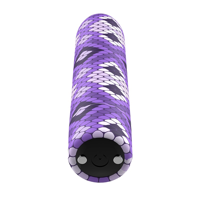 CUSTOM BULLETS - RECHARGEABLE SNAKE PURPLE MAGNETIC BULLET 10V – Proiettili vibranti – foto 3