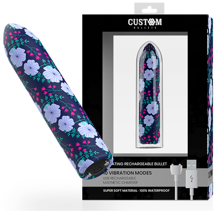 CUSTOM BULLETS - PERSONALIZZATE RICARICABILI PRIMAVERA 10 INTENSITÀ – Proiettili vibranti