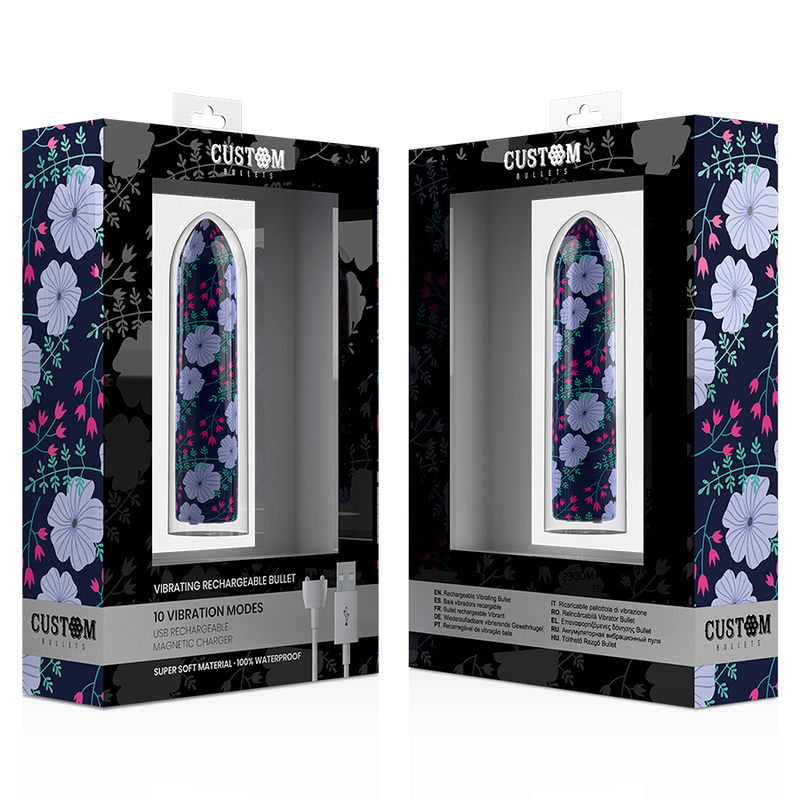 CUSTOM BULLETS - PERSONALIZZATE RICARICABILI PRIMAVERA 10 INTENSITÀ – Proiettili vibranti – foto 5
