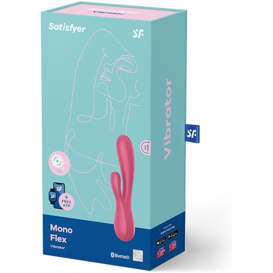 SATISFYER - MONO FLEX ROSSO CON APP – Vibratori con APP – foto 4