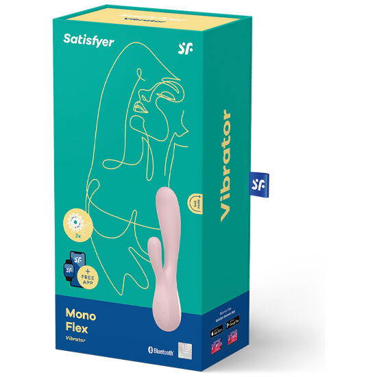 SATISFYER - MONO FLEX ROSA CON APP – Vibratori con APP – foto 4