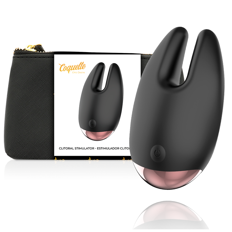 COQUETTE CHIC DESIRE - STIMOLATORE CLITORIALE NERO/ORO – Mini vibratori