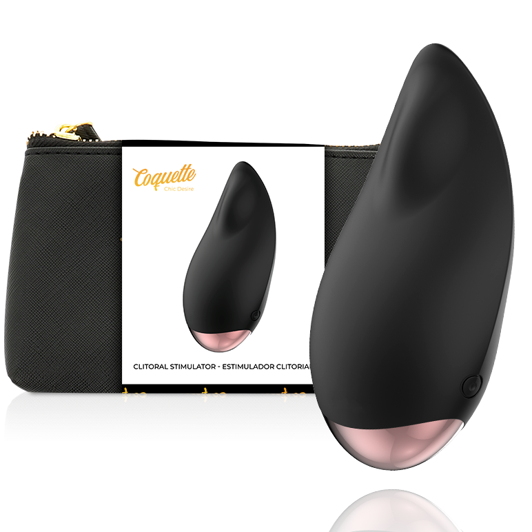 COQUETTE CHIC DESIRE - STIMOLATORE CLITORIALE NERO/ORO – Mini vibratori