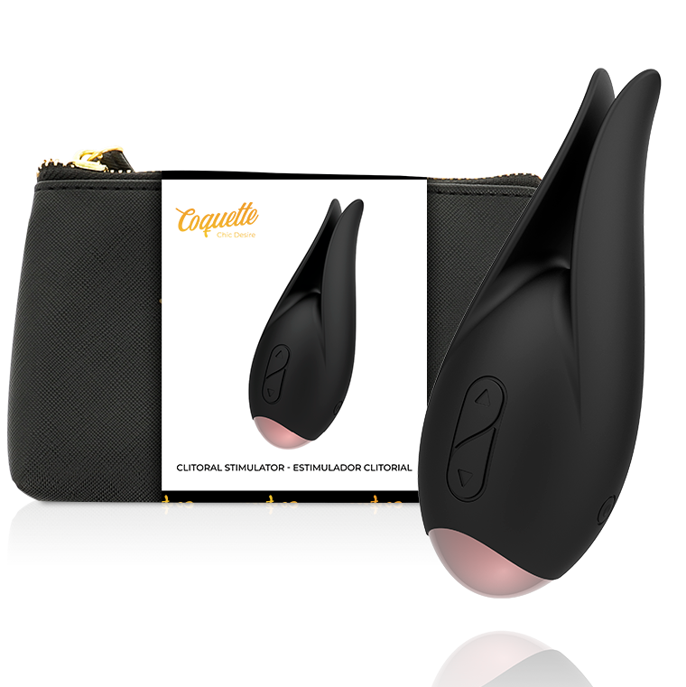 COQUETTE CHIC DESIRE - STIMOLATORE CLITORIALE NERO/ORO – Stimolatori