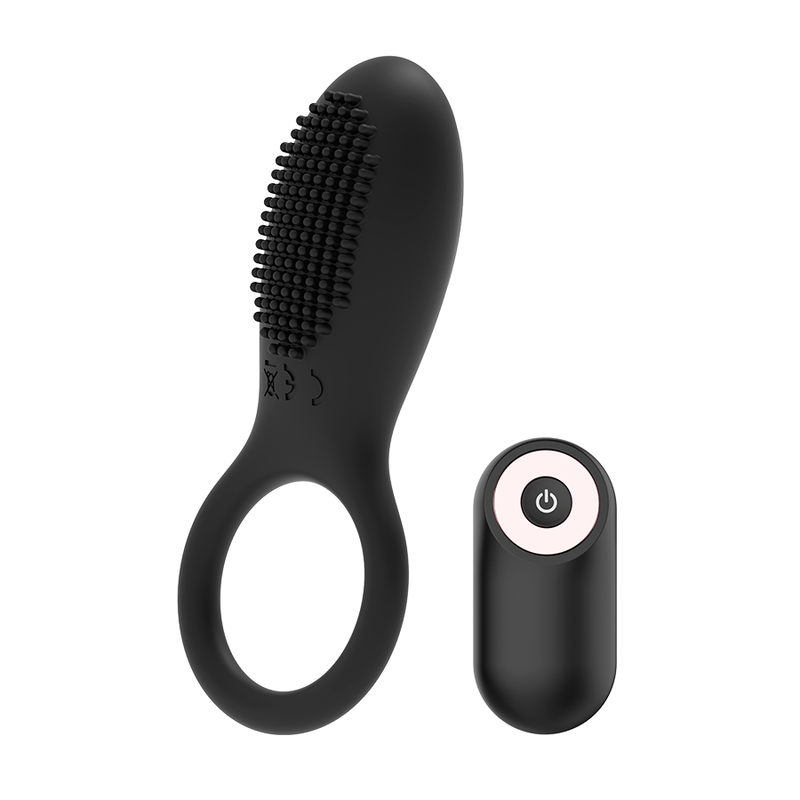 COQUETTE CHIC DESIRE - COCK RING TELECOMANDO RICARICABILE NERO/ORO – Cockring con vibrazione – foto 7