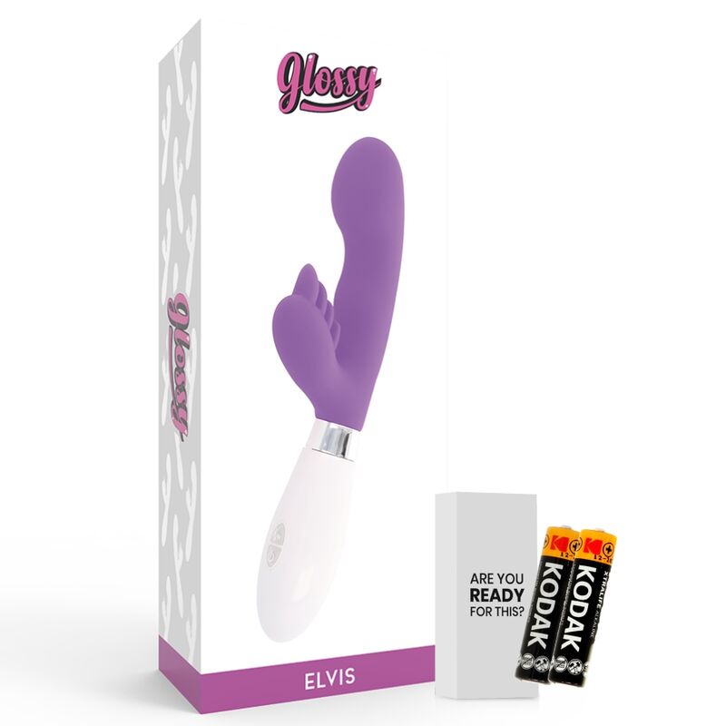 GLOSSY - CONIGLIO ELVIS VIOLA – Vibratori di coniglio – foto 5