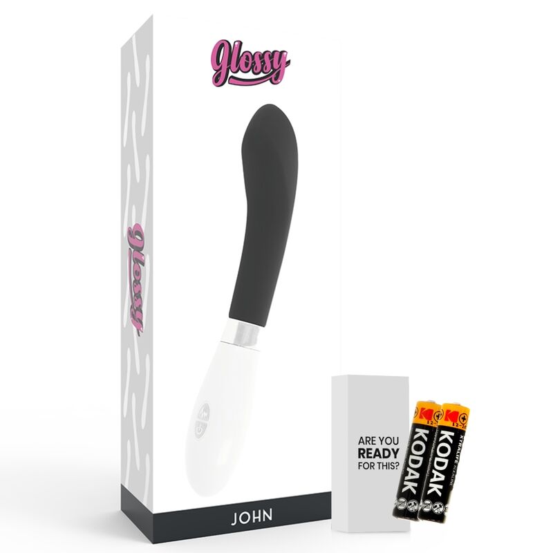 GLOSSY - JOHN VIBRATORE NERO – Vibratori a punto G – foto 5