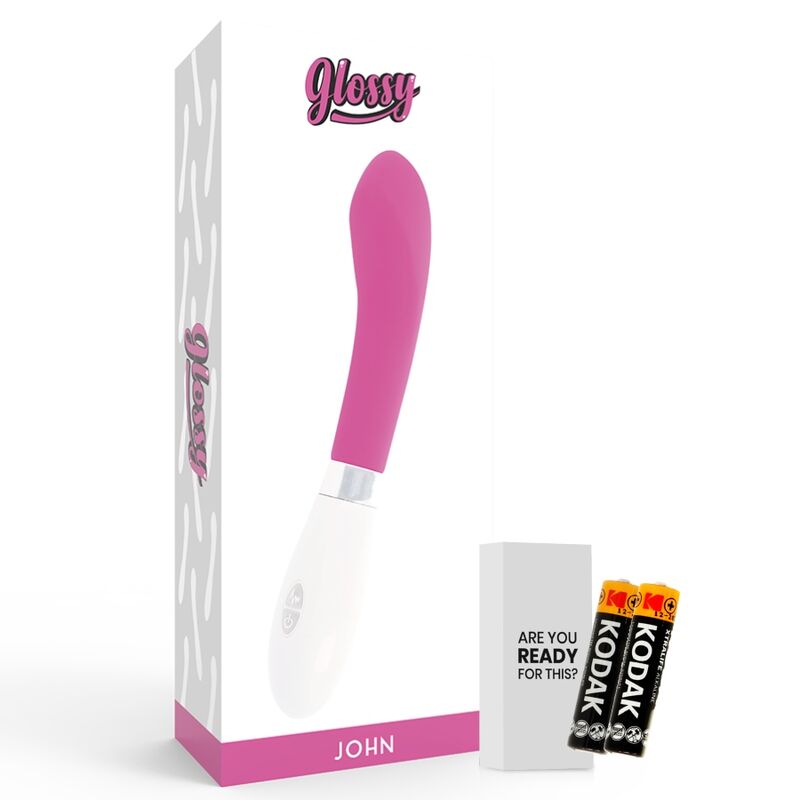 GLOSSY - JOHN VIBRATORE ROSA – Vibratori a punto G – foto 5