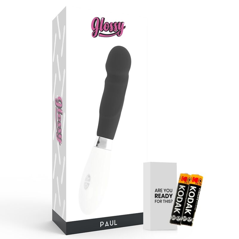 GLOSSY - PAUL VIBRATORE NERO – Vibratori a punto G – foto 4