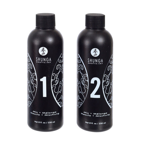 SHUNGA - GEL DA MASSAGGIO EROTICO CORPO A CORPO FRAGOLE E CAVA – Kit per massaggi – foto 2