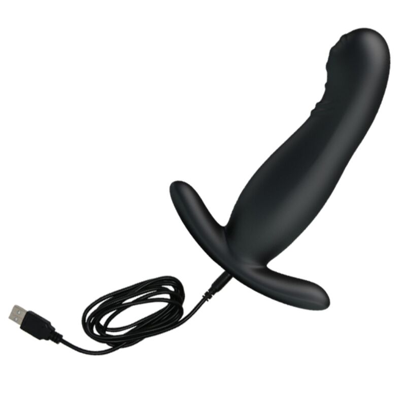 MR PLAY - MASSAGGIATORE PROSTATICO NERO RICARICABILE – Tappi anali – foto 3