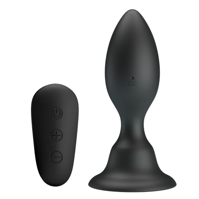 MR PLAY - PLUG ANALE CON TELECOMANDO VIBRAZIONE NERO – Tappi anali