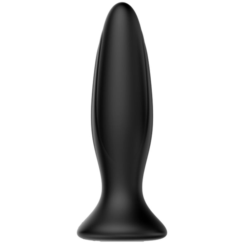 MR PLAY - PLUG ANALE VIBRATORE NERO RICARICABILE – Tappi anali