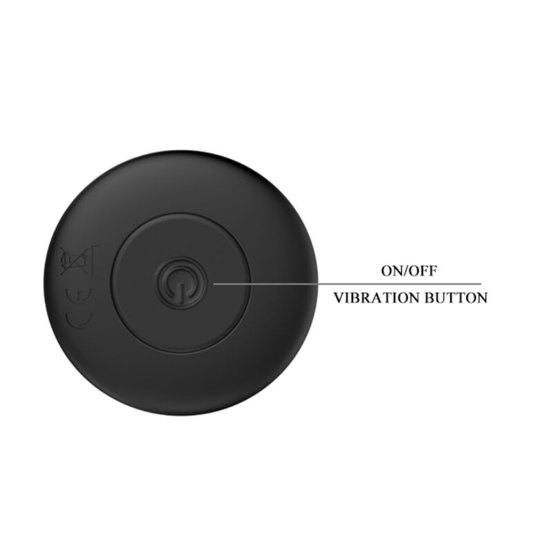 MR PLAY - PLUG ANALE VIBRATORE NERO RICARICABILE – Tappi anali – foto 5