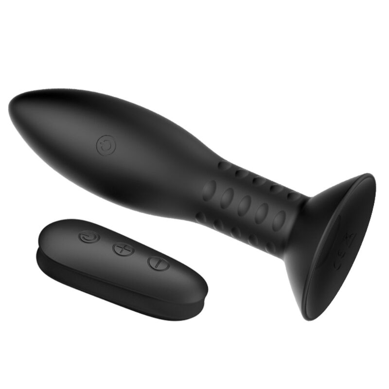 MR PLAY - SPINA CON TELECOMANDO SFERE ROTANTI NERE – Vibratori anali – foto 6