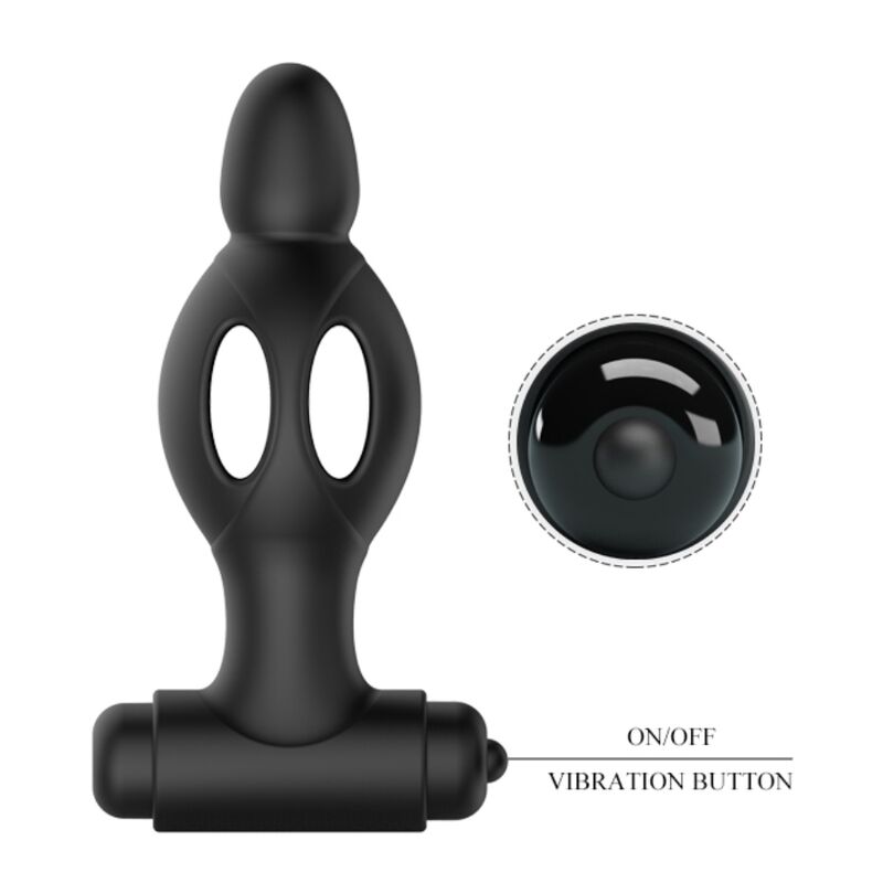 MR PLAY - PLUG ANALE IN SILICONE CON VIBRAZIONE – Tappi anali – foto 4