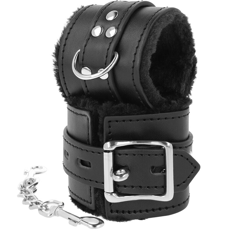DARKNESS - MANETTE BDSM RIVESTITE NERE – Mogli – foto 2