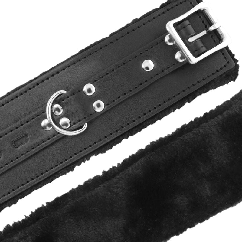 DARKNESS - MANETTE BDSM RIVESTITE NERE – Mogli – foto 3