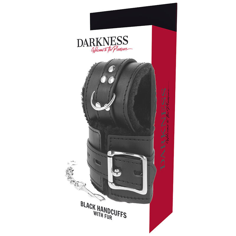 DARKNESS - MANETTE BDSM RIVESTITE NERE – Mogli – foto 5