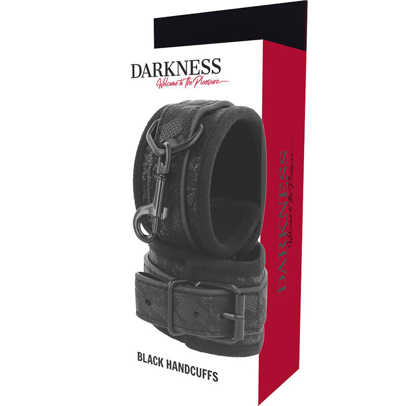 DARKNESS - MANETTE BDSM NERE DI LUSSO – Sistemare le manette – foto 5