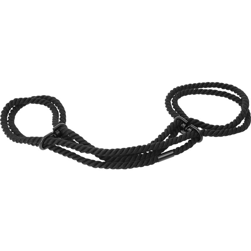 DARKNESS - MANETTE O MANETTE ALLA CAVIGLIA IN CORDA DI COTONE 100%. – Mogli – foto 3