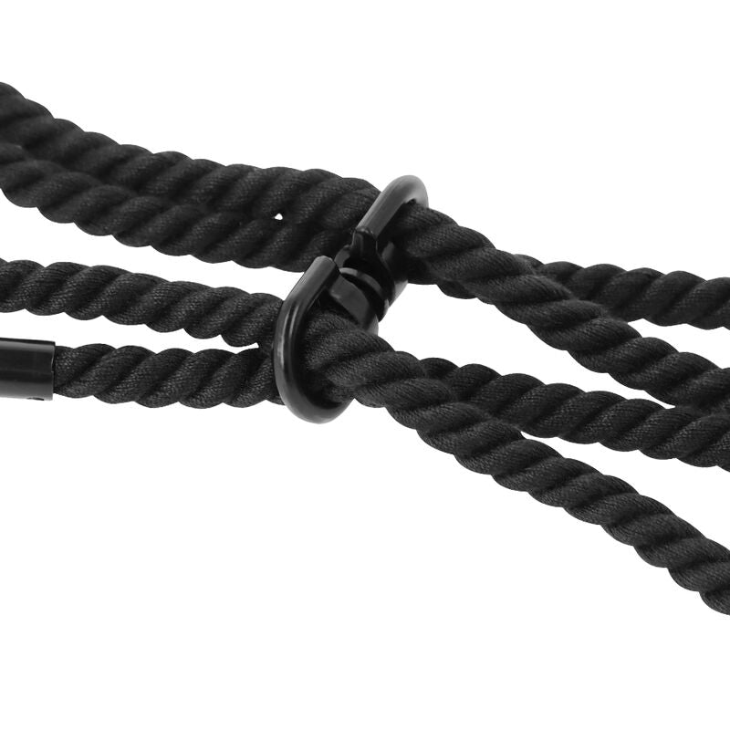 DARKNESS - MANETTE O MANETTE ALLA CAVIGLIA IN CORDA DI COTONE 100%. – Mogli – foto 4