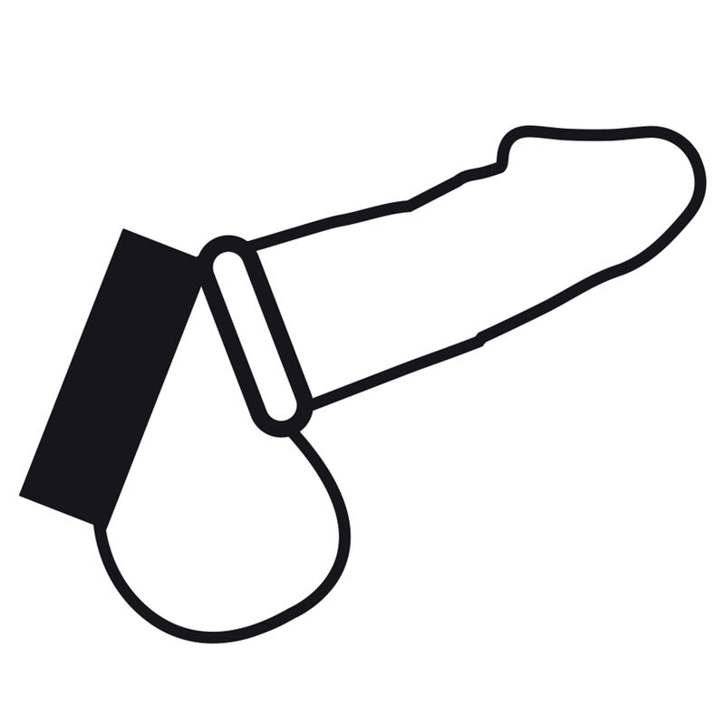 DARKNESS - ANELLO IN METALLO PER PENE E TESTICOLI – Cockring senza vibrazione – foto 4