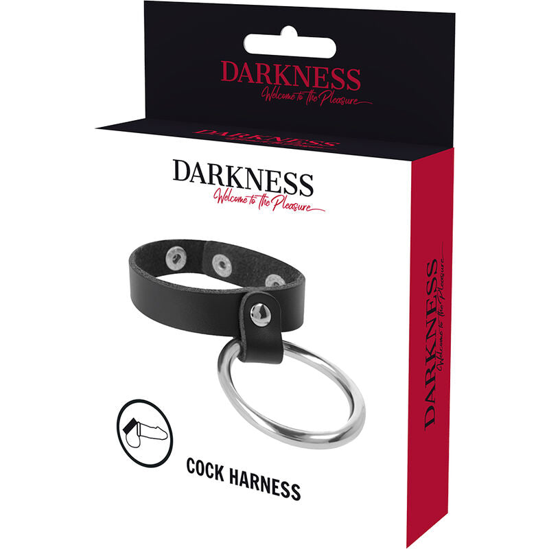DARKNESS - ANELLO IN METALLO PER PENE E TESTICOLI – Cockring senza vibrazione – foto 5