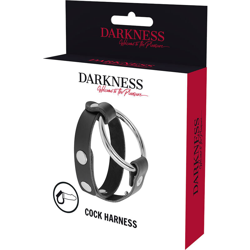 DARKNESS - ANELLO BDSM PER CAZZO E TESTICOLI – Cockring senza vibrazione – foto 5