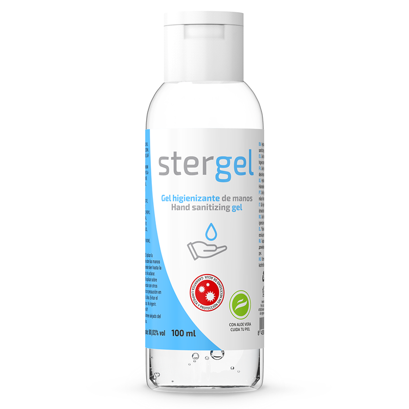 STERGEL - GEL IGIENIZZANTE MANI IDROALCOLICO ALOE VERA 100ML – Pulizia intima