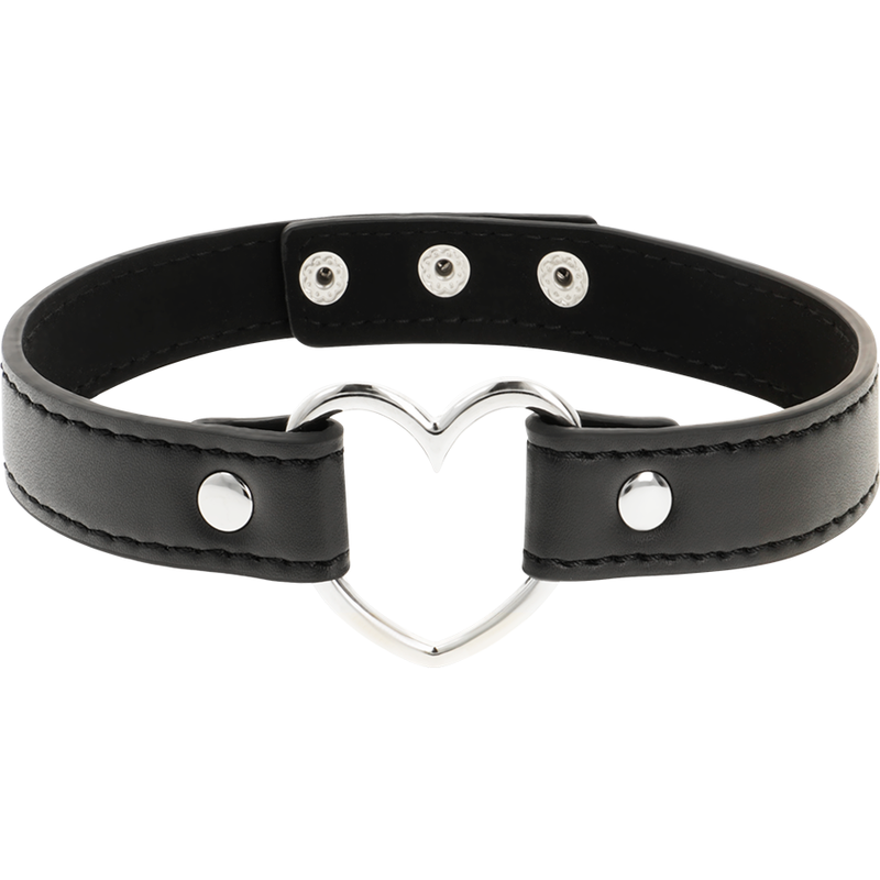 COQUETTE CHIC DESIRE - COLLANA IN PELLE VEGANA ACCESSORIO CUORE DONNA – Collane – foto 3