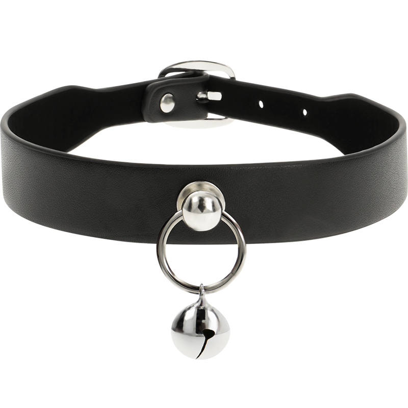 COQUETTE CHIC DESIRE - COLLANA IN PELLE VEGANA ACCESSORIO DONNA SONAGLIO/CERCHIO – Collane – foto 3