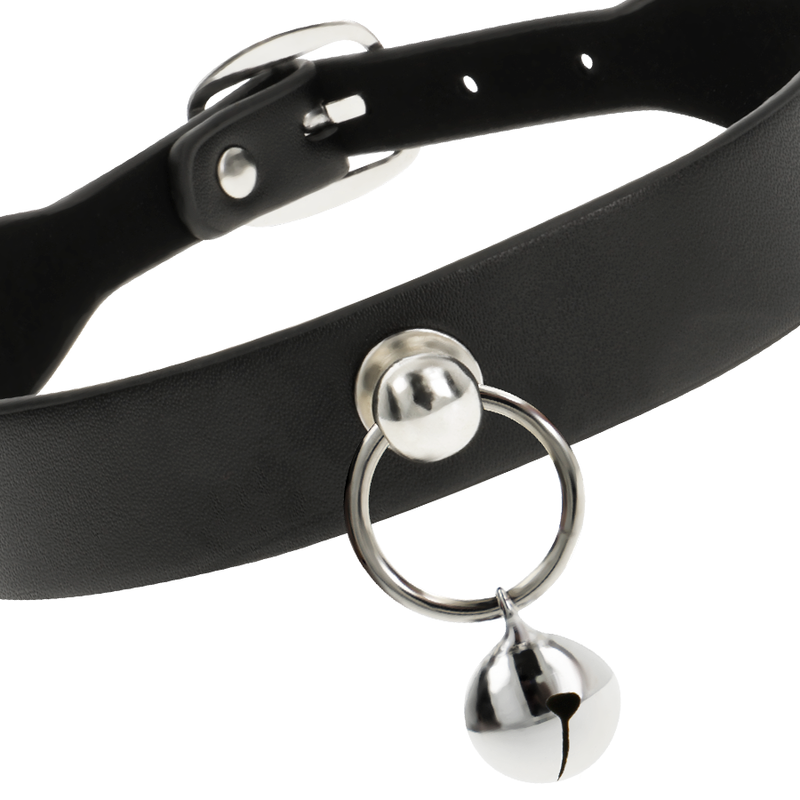 COQUETTE CHIC DESIRE - COLLANA IN PELLE VEGANA ACCESSORIO DONNA SONAGLIO/CERCHIO – Collane – foto 4