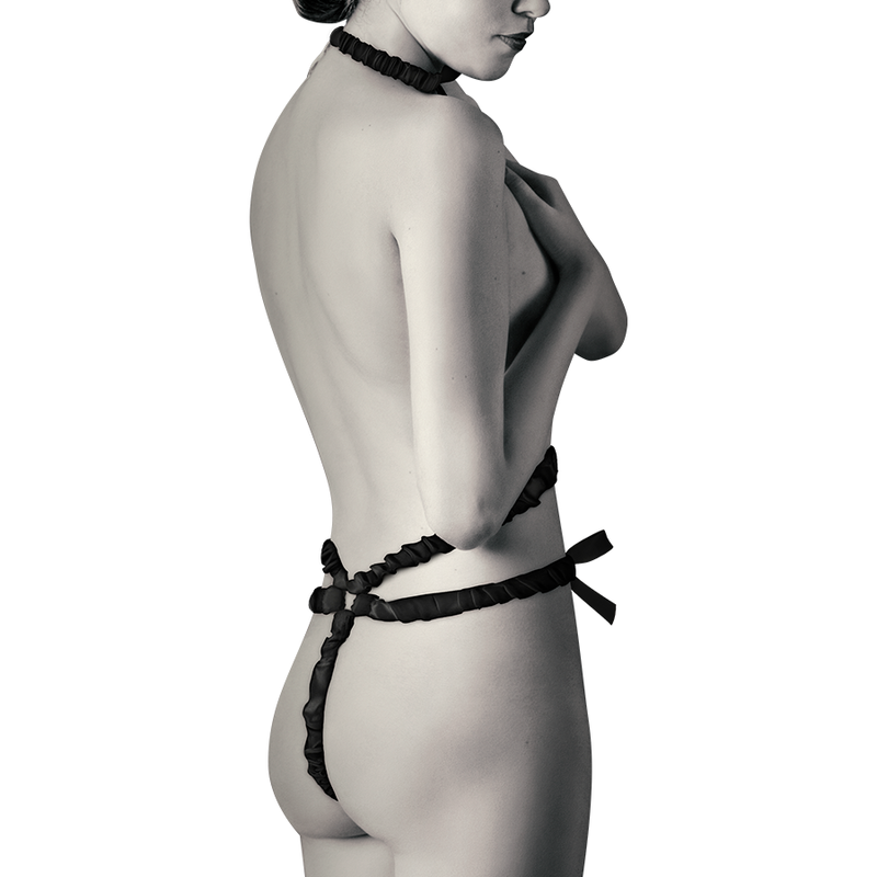 COQUETTE CHIC DESIRE - SET DI LINGERIE CON COPRITEPI DELUXE – Imbracatura – foto 3