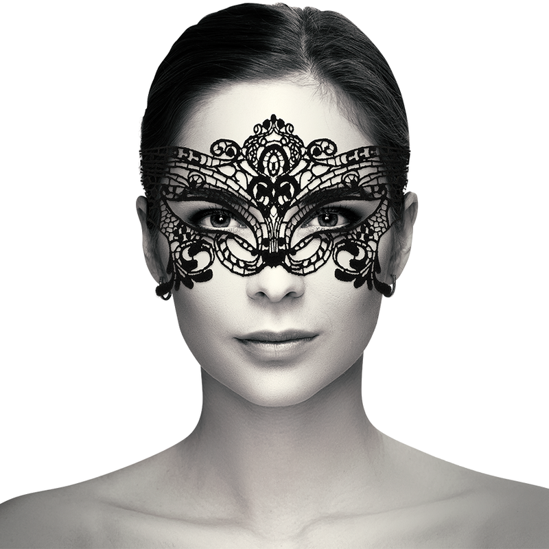 COQUETTE CHIC DESIRE - MASCHERA AMPIA IN PIZZO NERO – Maschere / Maschere per gli occhi – foto 2