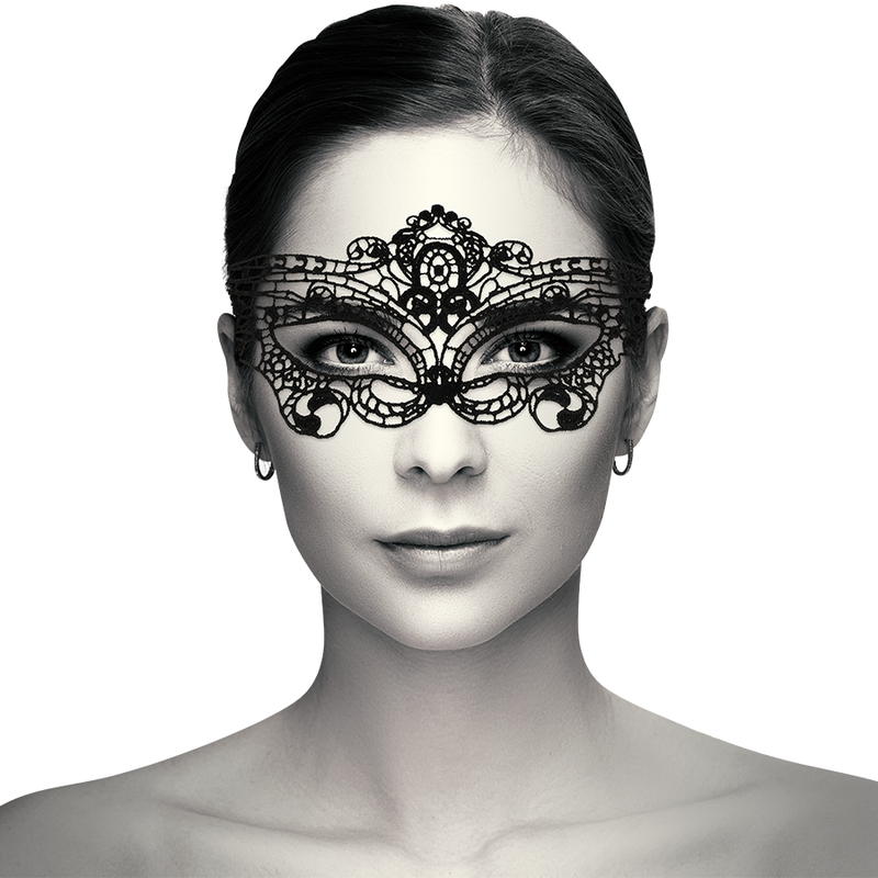 COQUETTE CHIC DESIRE - MASCHERA IN FINE PIZZO NERO – Maschere / Maschere per gli occhi – foto 2