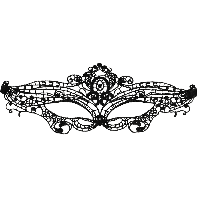 COQUETTE CHIC DESIRE - MASCHERA IN FINE PIZZO NERO – Maschere / Maschere per gli occhi – foto 3