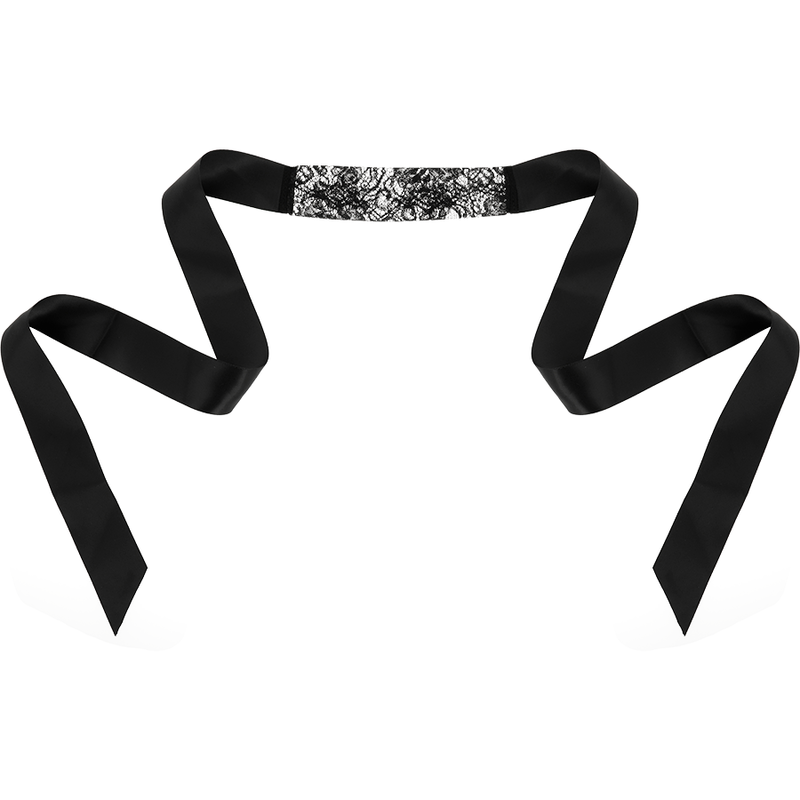 COQUETTE CHIC DESIRE - MASCHERA IN PIZZO NERO CON NASTRO – Maschere / Maschere per gli occhi – foto 3
