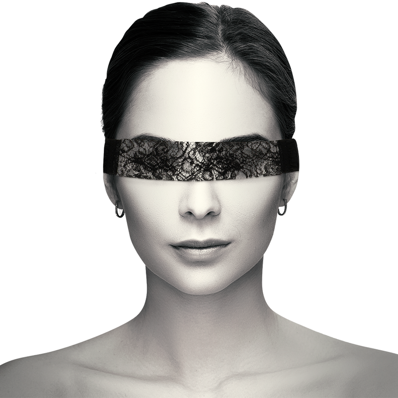 COQUETTE CHIC DESIRE - MASCHERA IN PIZZO NERO CON NASTRO – Maschere / Maschere per gli occhi – foto 2