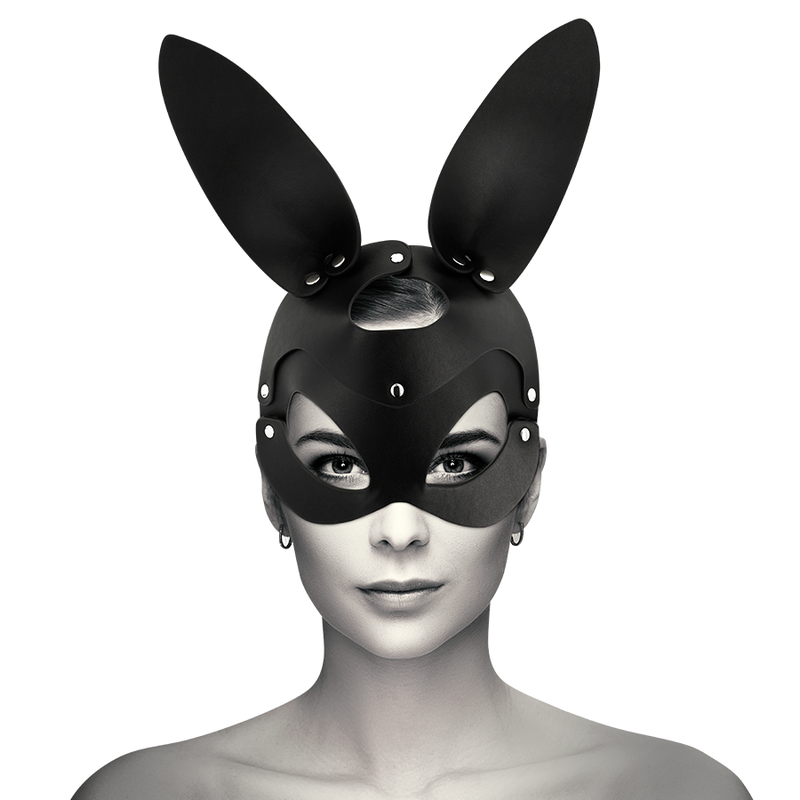 COQUETTE CHIC DESIRE - MASCHERA VEGANA IN PELLE CON ORECCHIE DI CONIGLIO – Maschere / Maschere per gli occhi – foto 2