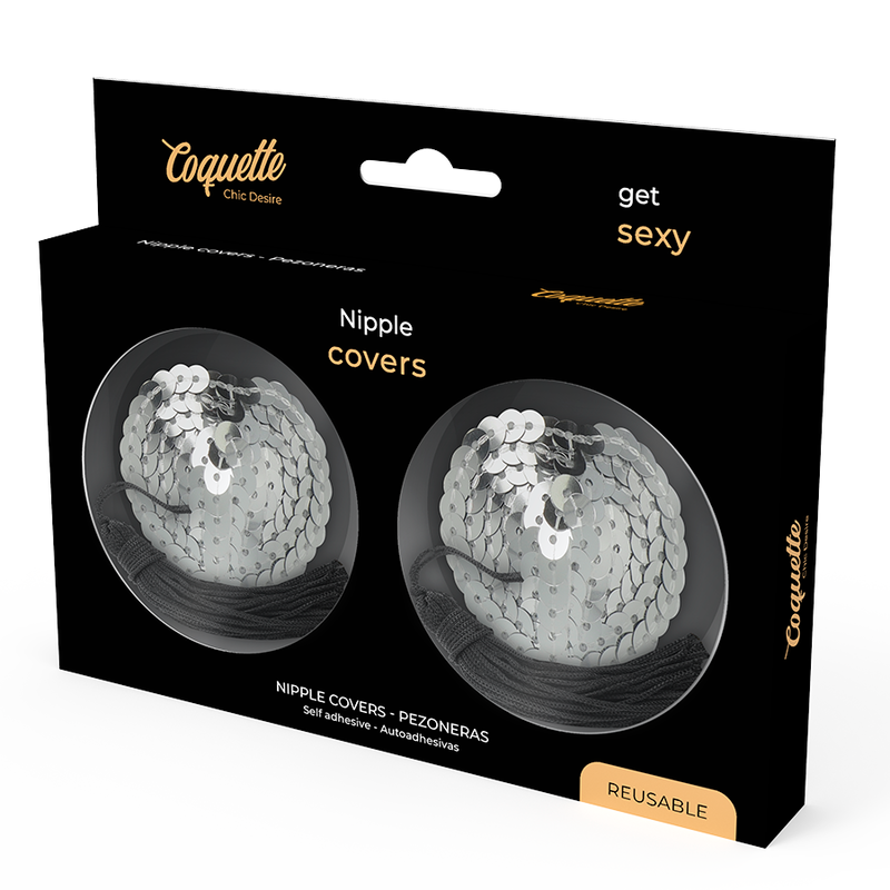 COQUETTE CHIC DESIRE - COPRI CAPEZZOLO ARGENTO – Fodere – foto 4