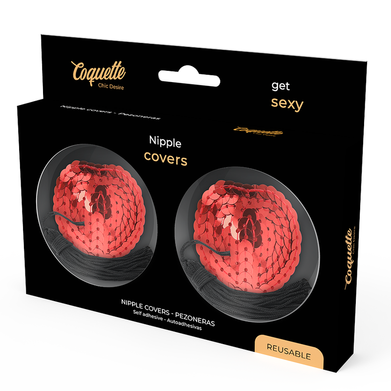 COQUETTE CHIC DESIRE - COPRI CAPEZZOLO ROSSO – Fodere – foto 4